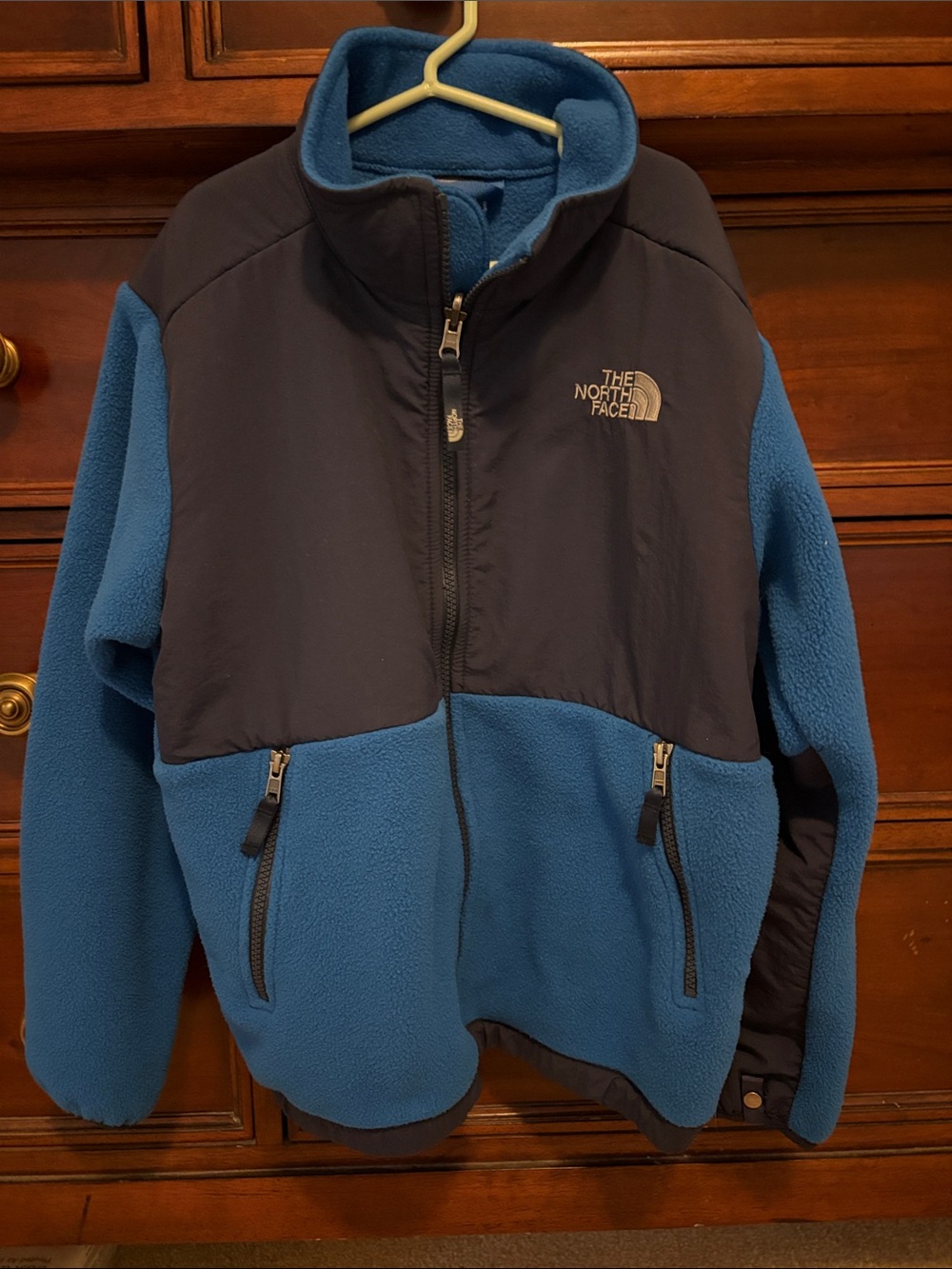 The North Face Two-Tone Blue Fleece Jacket
